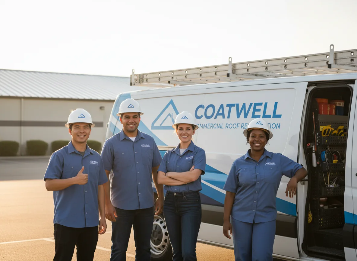 Commercial roof coating company in Timblin, PA